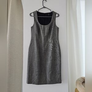 Jacob Sleeveless Midi Sheath Dress in Gray
